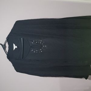 Tank top & long sleeve cover up